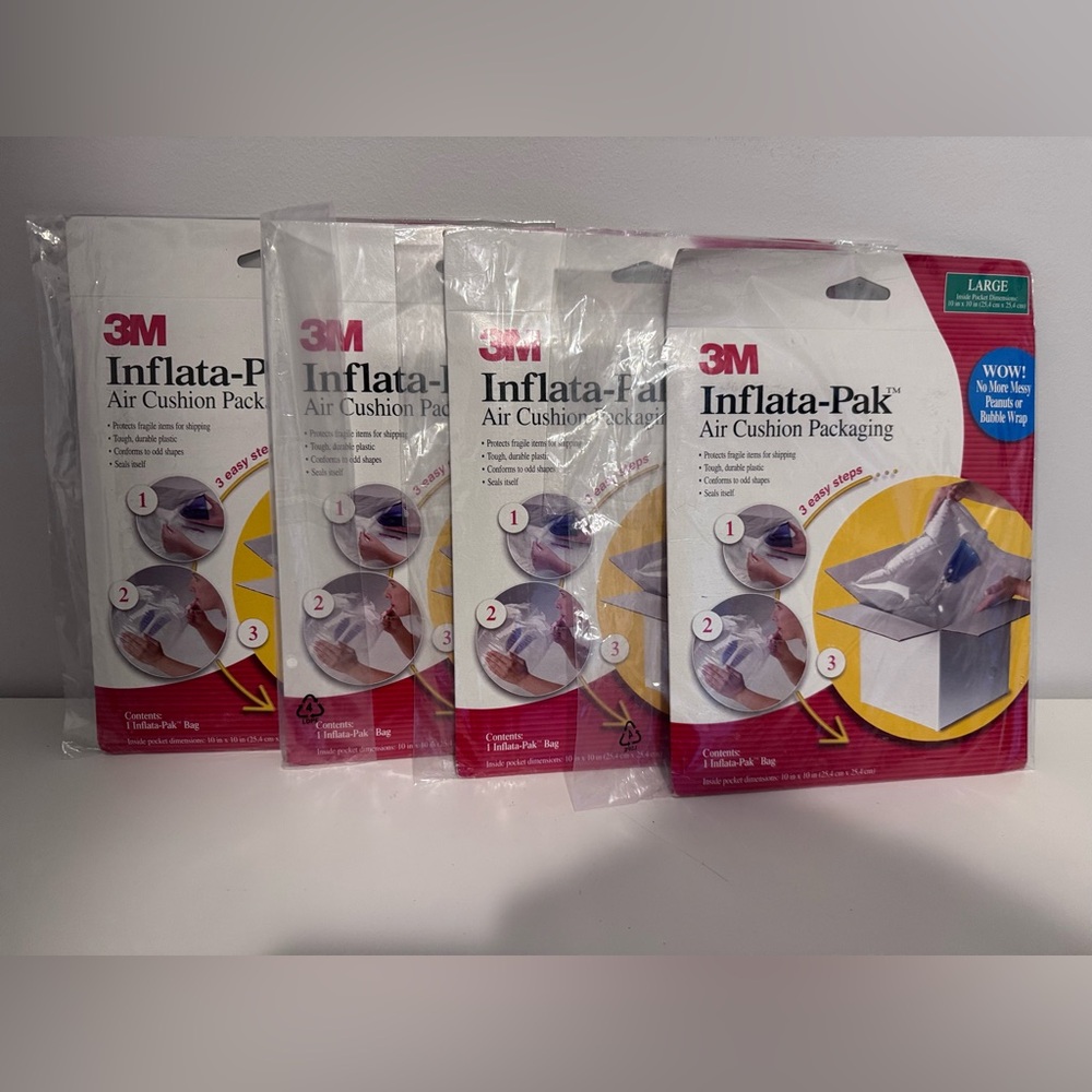 3M Inflata-Pak Air Cushion Packaging - Red and White
